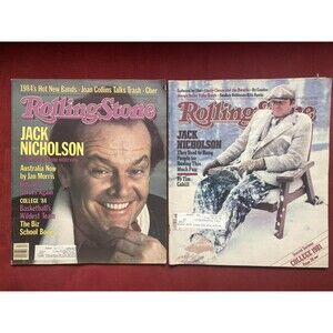 Rolling Stone Magazine Set No. 341, 418 • Jack Nicholson • Billy Joel • Cher